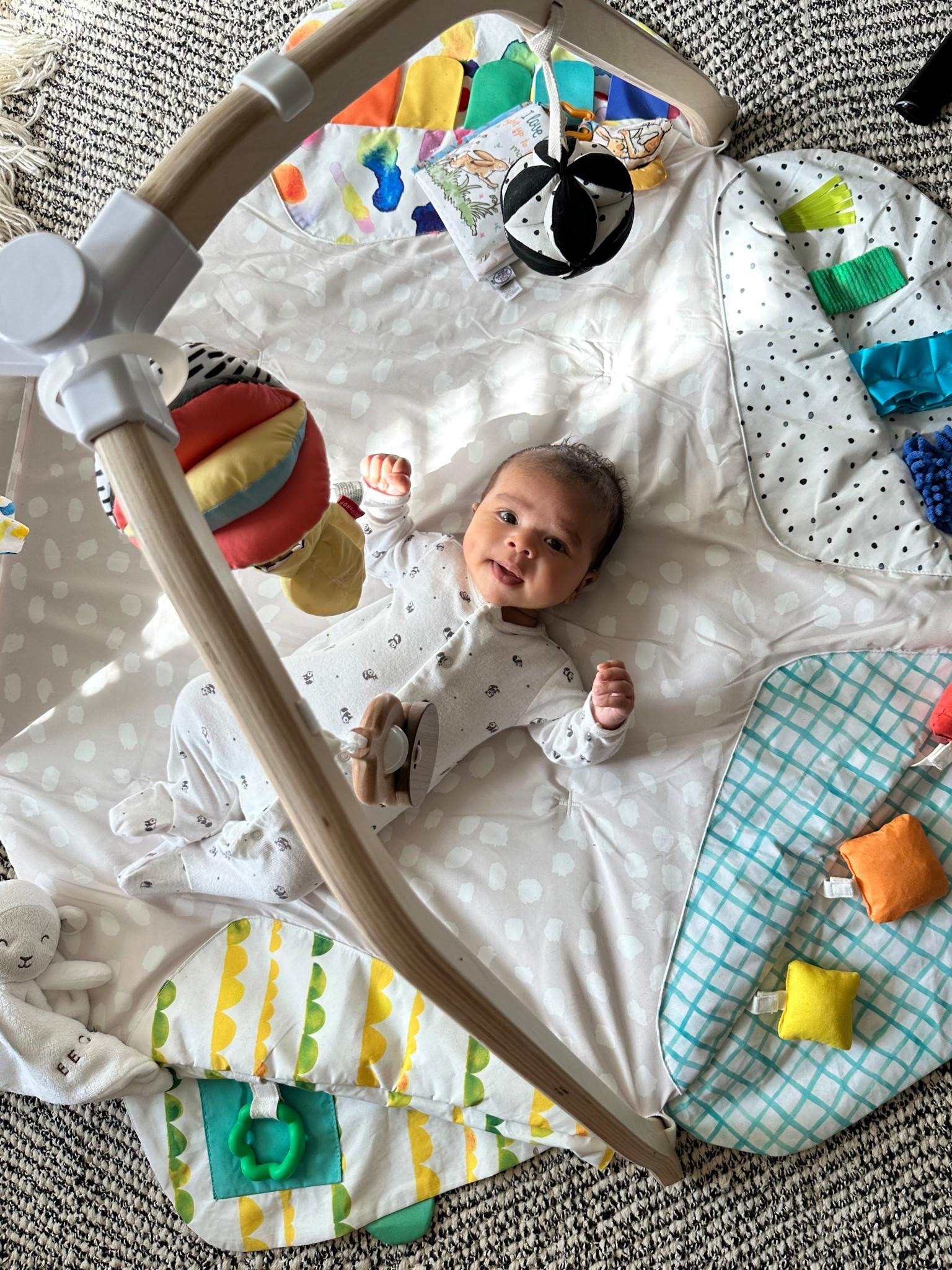 We love our Lovevery playmat! Keeps him entertained for an hour and makes tummy time more fun!! A perfect gift for new parents! #LTKbaby #LTKholiday #LTKplay 