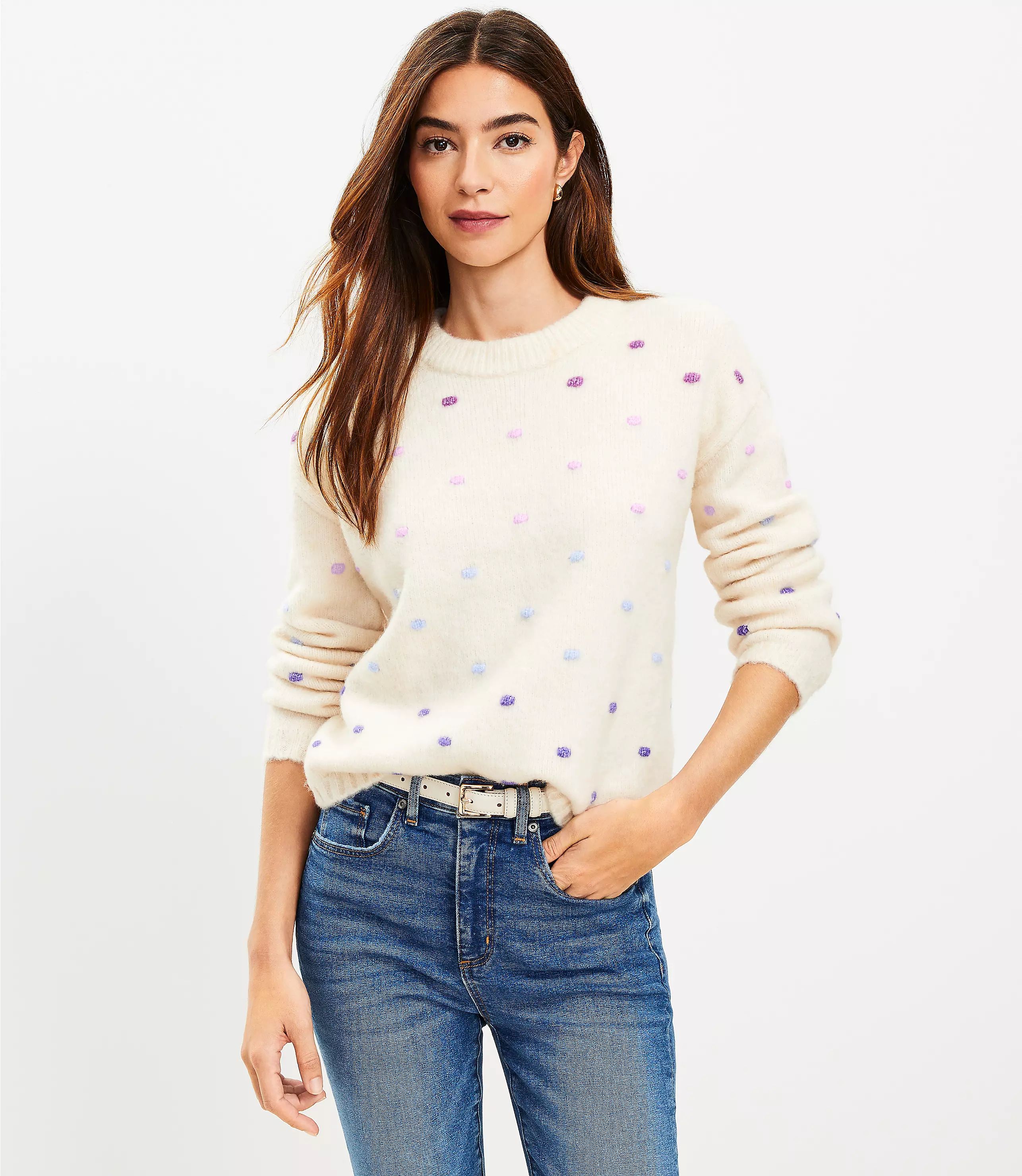 Bobble Chunky Sweater | LOFT