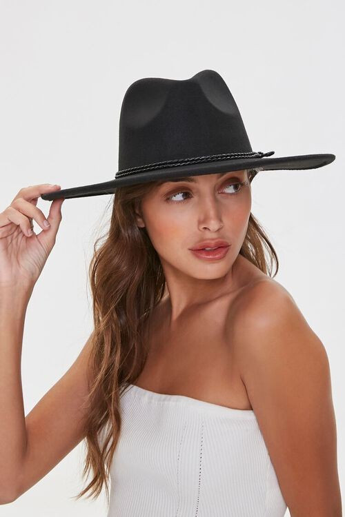 Wide-Brim Felt Fedora | Forever 21 (US)