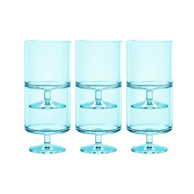 Birch Lane™ Tarhong 6 - Piece 9.4oz. Acrylic Goblet Glassware Set (Set of 6) | Wayfair North America