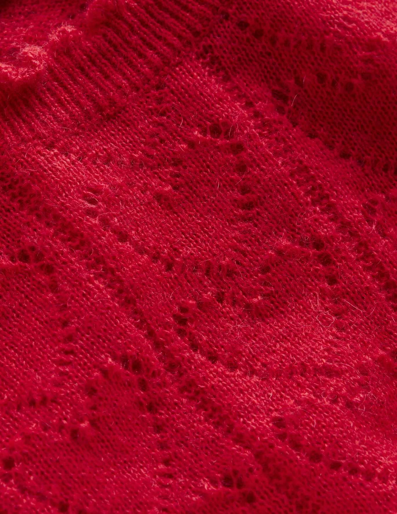 Fluffy Heart Pointelle Sweater | Boden (US)