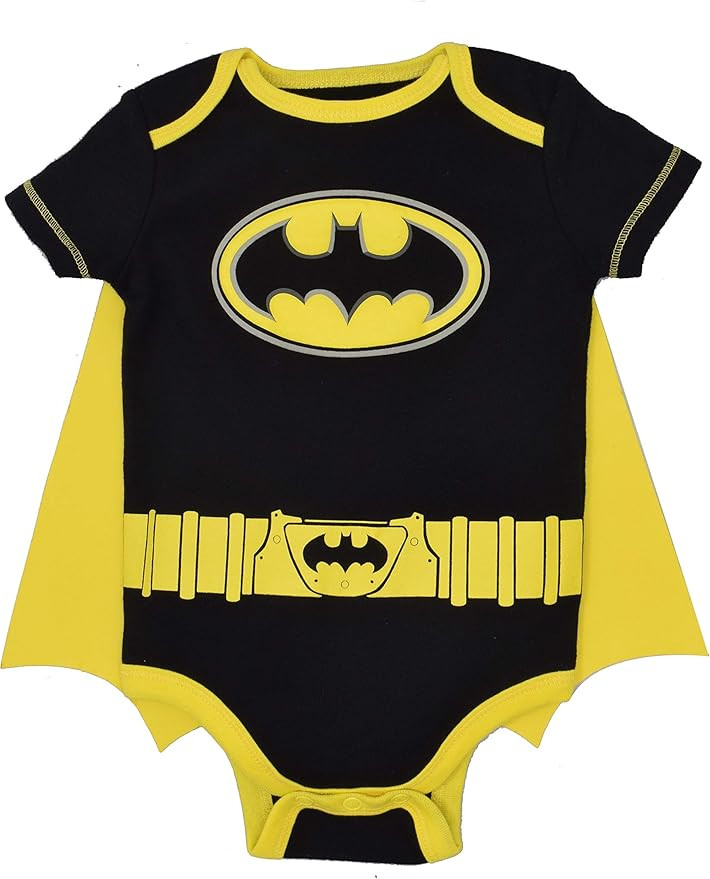 Justice League Baby Boys' Bodysuit and Cape Set- Batman, Superman & The Flash | Amazon (US)