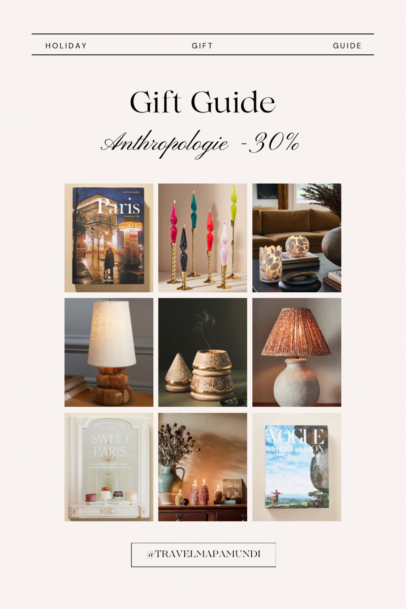 GIFT GUIDE III - Items from #Anthropologie with 30% discount at checkout! 💫 #gifts #homedecor #home #xmas #xmasgifts #coffeetablebooks #kettle #books #boardgames #candles #tablelamps #accentlamp #vase #flowers #facevase #facepot #dinner #dinnerware #mugs #plates

#LTKCyberweek #LTKGiftGuide #LTKSeasonal