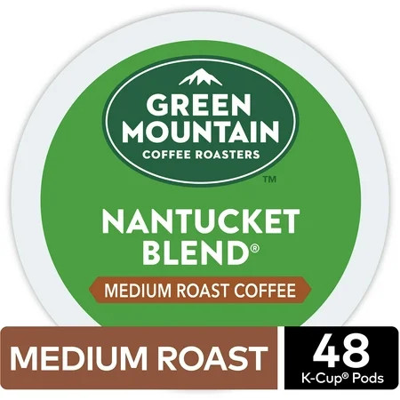 Green Mountain Coffee Nantucket Blend K-Cup Pods, Medium Roast, 48 Count for Keurig Brewers | Walmart (US)