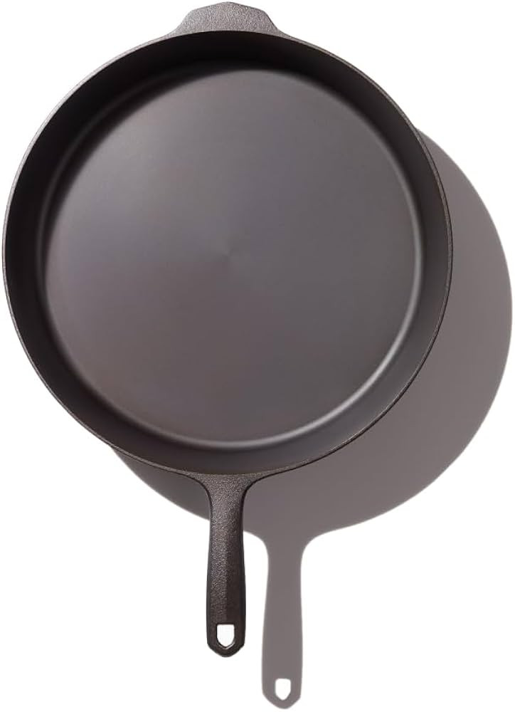 Field Company No.12 Cast Iron Skillet, 13 ⅜ inches—Smoother, Lighter, Made in USA, Vintage St... | Amazon (US)