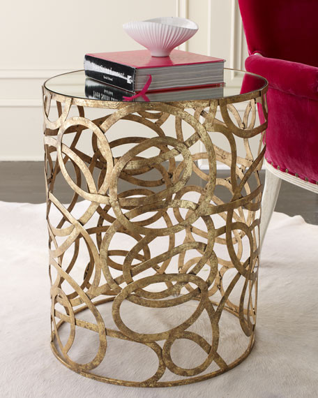 Scroll Side Table | Neiman Marcus