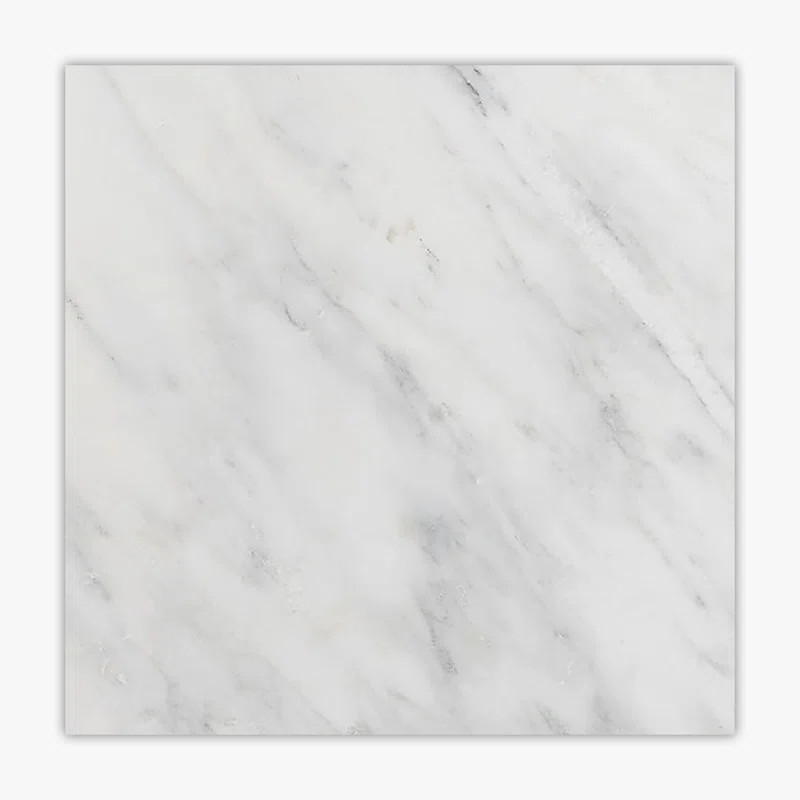Asian Statuary Premium Polihsed 18X18 Micro Beveled Marble Tile | Wayfair North America