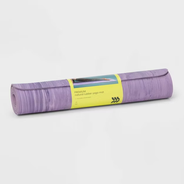 Natural Rubber Yoga Mat 5mm Violet - All in Motion™ | Target