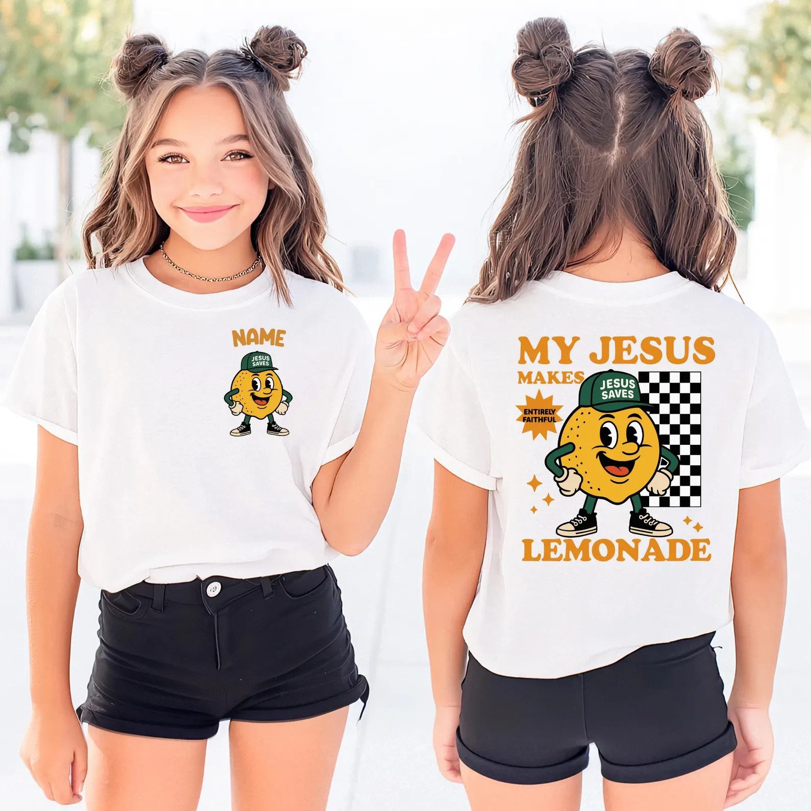 Lemonade Kids Shirt, Cute Lemonade Shirt, Toddler And Baby Shirt, Christian Youth Shirt, Kids Shi... | Etsy (Global)