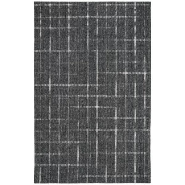 Tamworth Handmade Flatweave Charcoal Rug | Wayfair North America