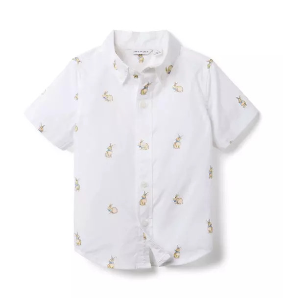 The Poplin Bunny Shirt | Janie and Jack
