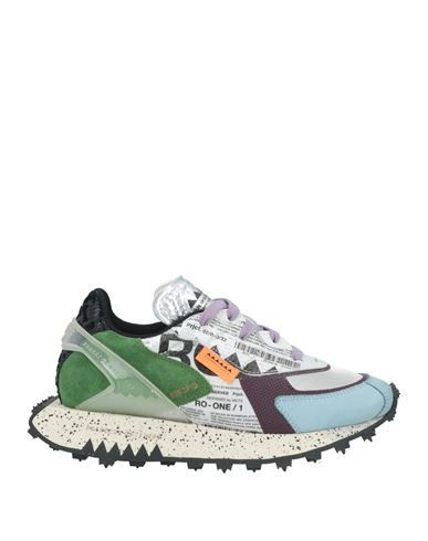 Run Of Woman Sneakers Green Size 7 Leather, Textile fibers | YOOX (US)