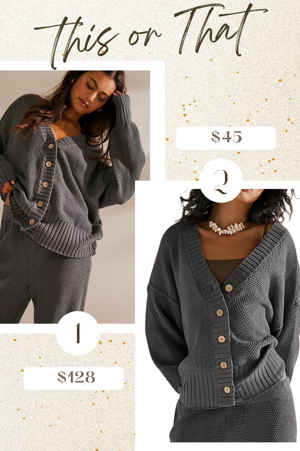 Free People cardi set dupe!!

#LTKsalealert #LTKstyletip #LTKunder50