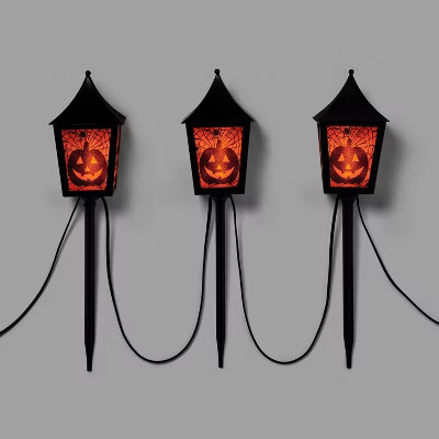 Jack-O'-Lantern Flicker Effect Halloween Novelty Incandescent Path Light - Hyde & EEK! Boutique... | Target