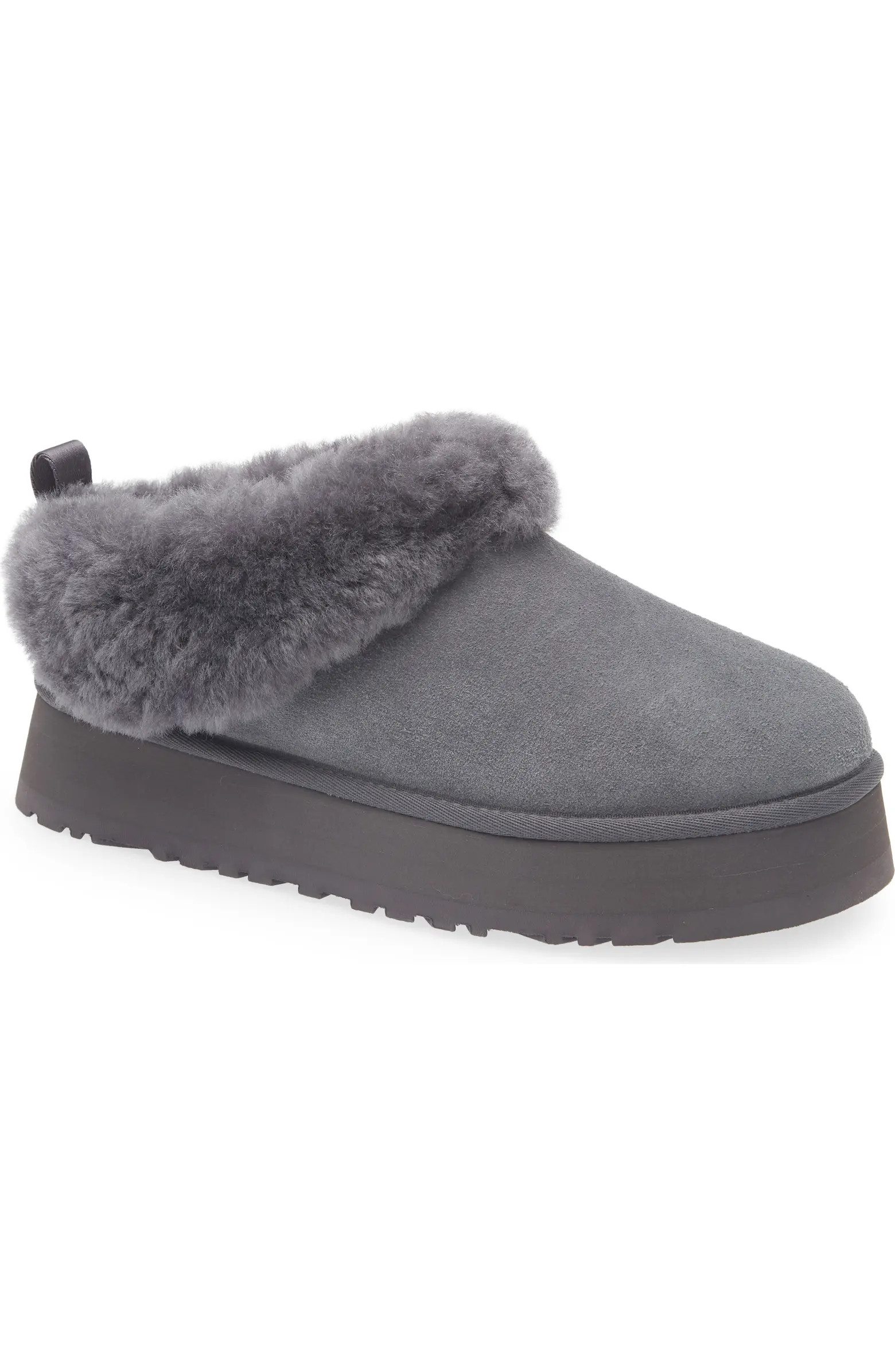 Tazzelle Genuine Shearling Collar Slipper (Women) | Nordstrom