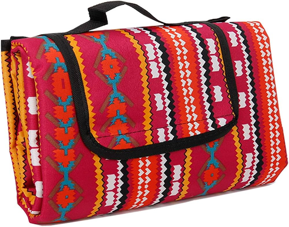 Triponeer Extra Large Picnic Blankets Foldable Lightweight Picnic Mat Sandproof Waterproof Handy ... | Amazon (US)