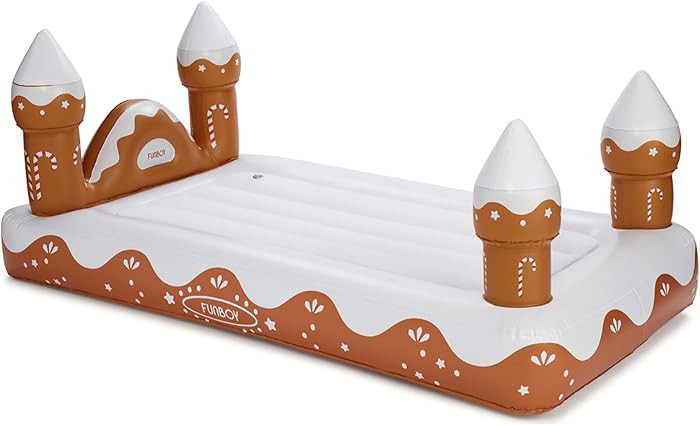 FUNBOY Kids Gingerbread House Holiday Sleepover Travel Bed & Air Mattress. Perfect for Sleepovers... | Amazon (US)
