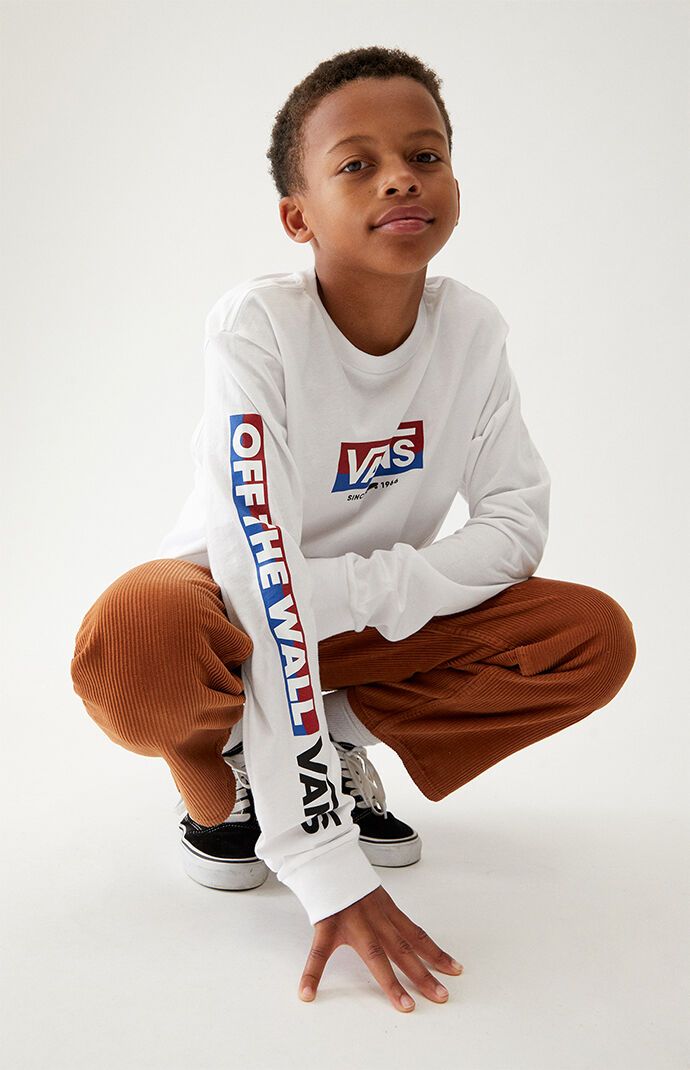 Vans Kids Easy Logo Long Sleeve T-Shirt | PacSun
