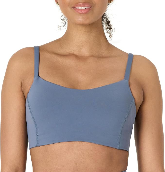 Amazon Essentials Women's Active FormFlex Buttery Soft Light Support Sweetheart Neck Yoga Sports ... | Amazon (US)