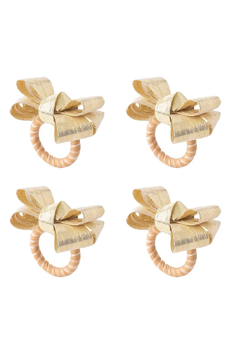 Juliska Tuxedo Set of 4 Napkin Rings | Nordstrom | Nordstrom