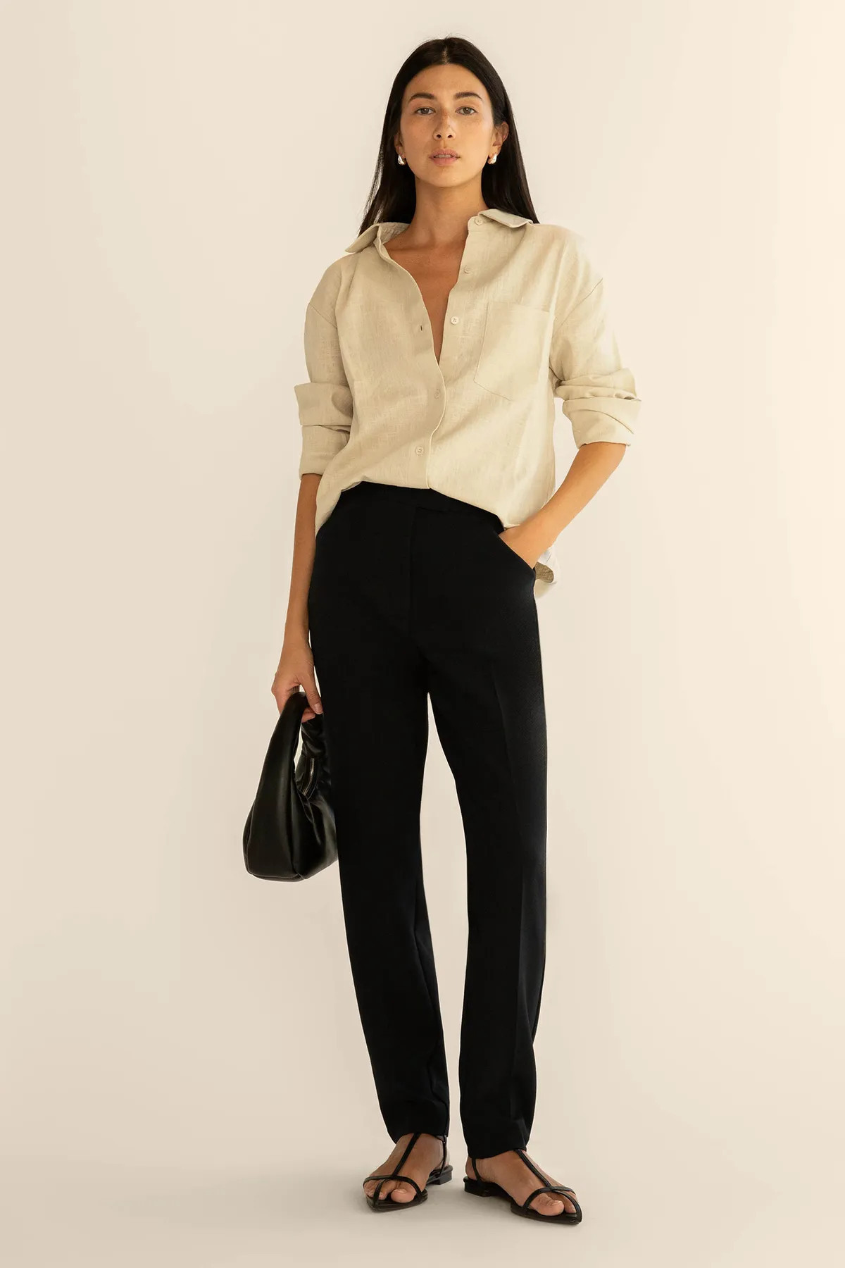 LINEN BLEND SHIRT | OAK + FORT