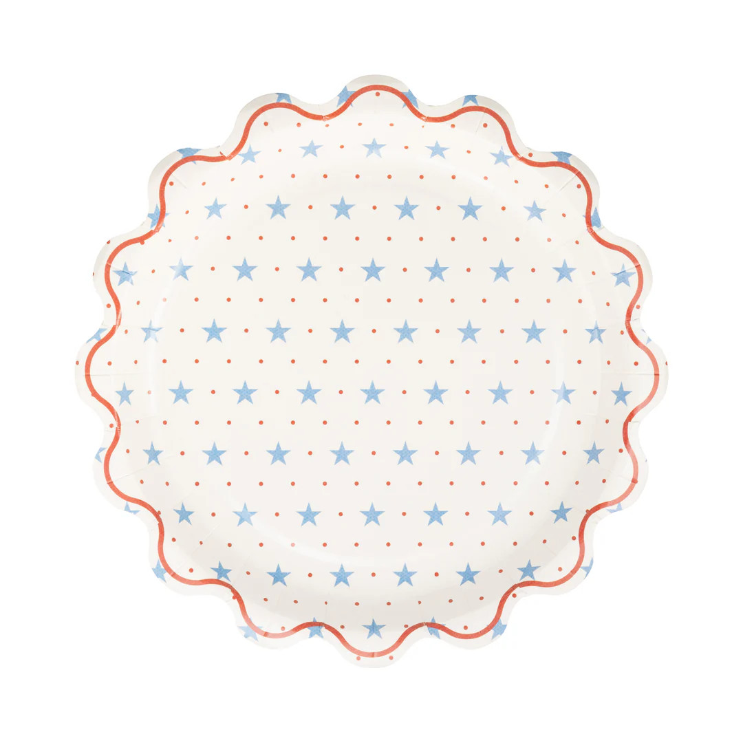 Hamptons Petite Stars 9" Paper Plate | My Mind's Eye