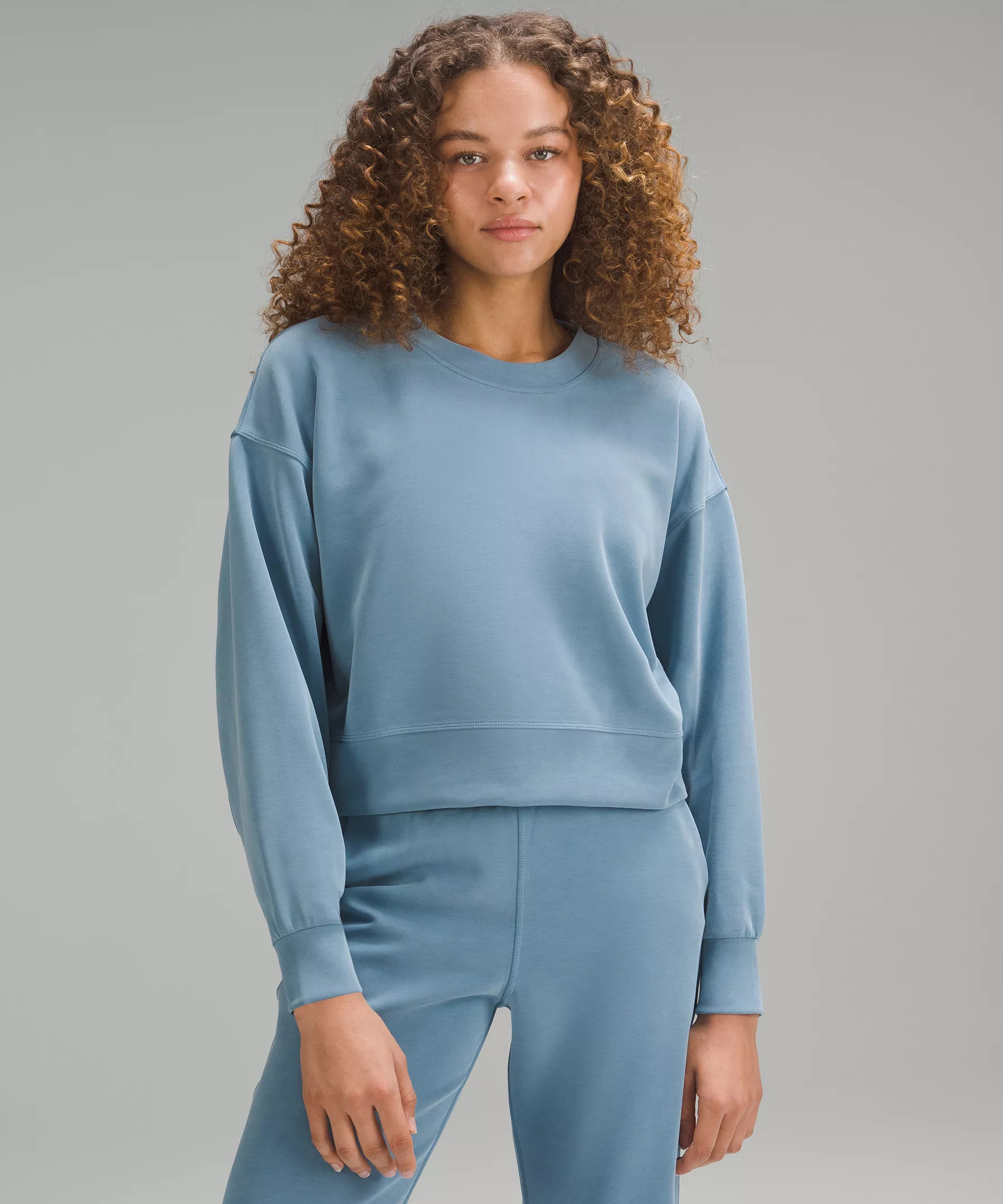 Softstreme Perfectly Oversized Cropped Crew | Lululemon (US)