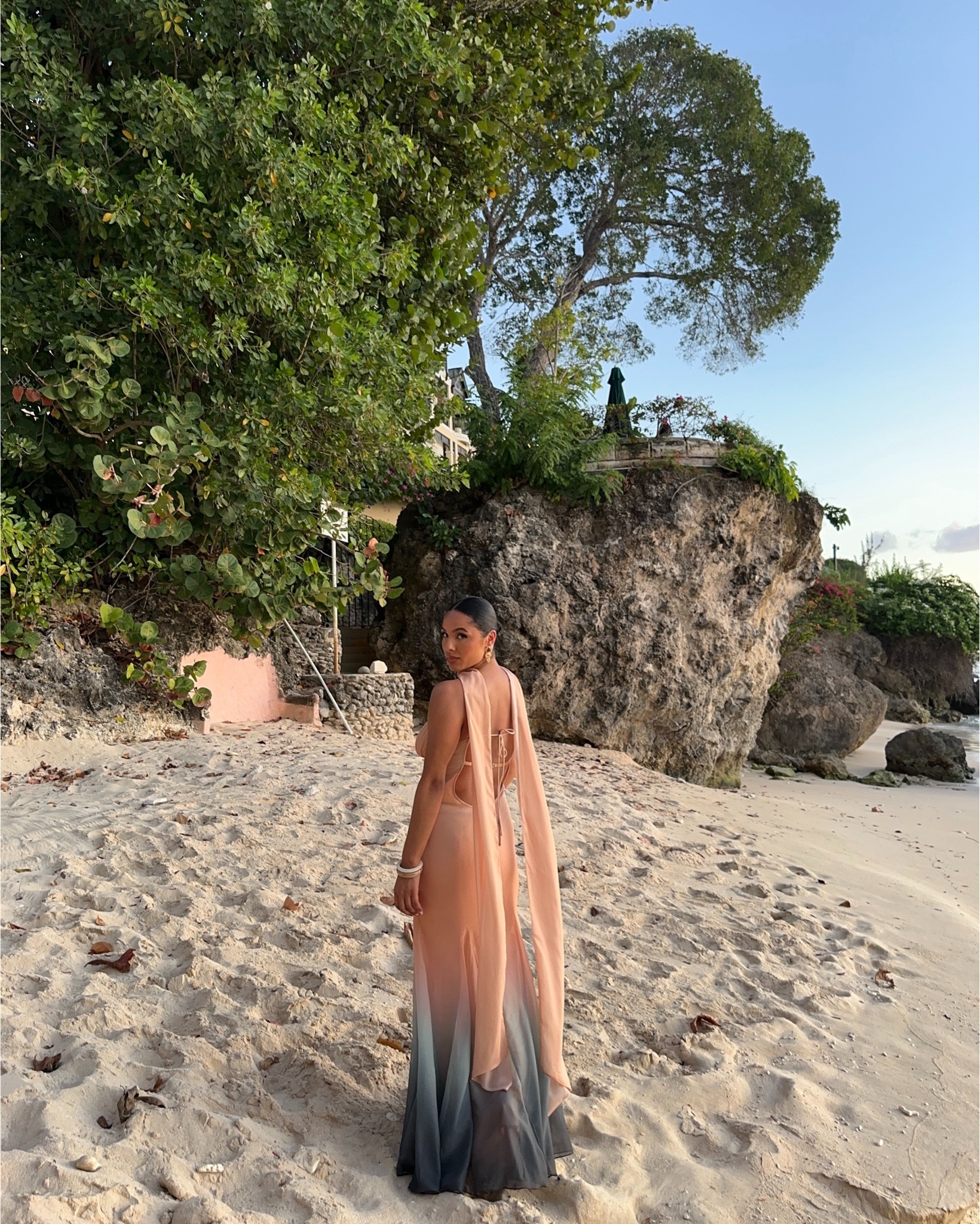 🏷️ asos maxi dress, ombre maxi dress, maxi dress, holiday dress, holiday maxi dress, peach maxi dress, neck scarf 

#LTKFashionMonth #LTKeurope #LTKuk