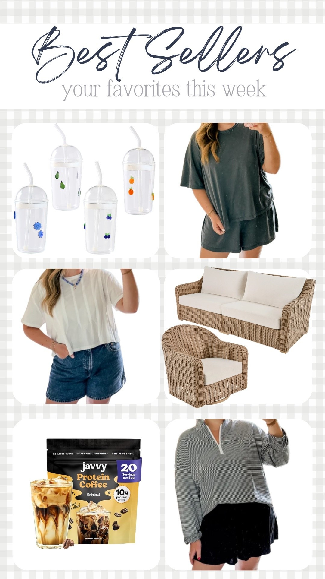 Best sellers this week! 

THEBLOOMINGNEST Walmart Amazon target shorts athleisure home decor patio furniture coffee 

#LTKHome #LTKSeasonal #LTKMidsize