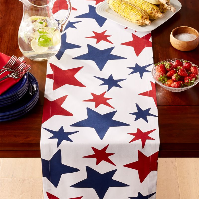4th of July Table Runner 90" | Crate & Barrel