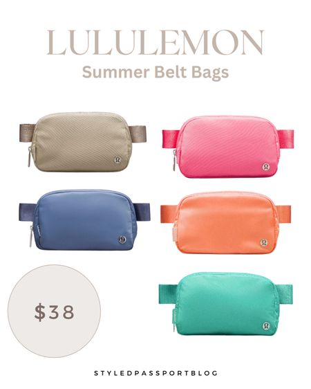 Prettiest colors for summer 💕


#lululemon #beltbag #summerstyle #momstyle #casualstyle 

#LTKItBag #LTKStyleTip #LTKFindsUnder50