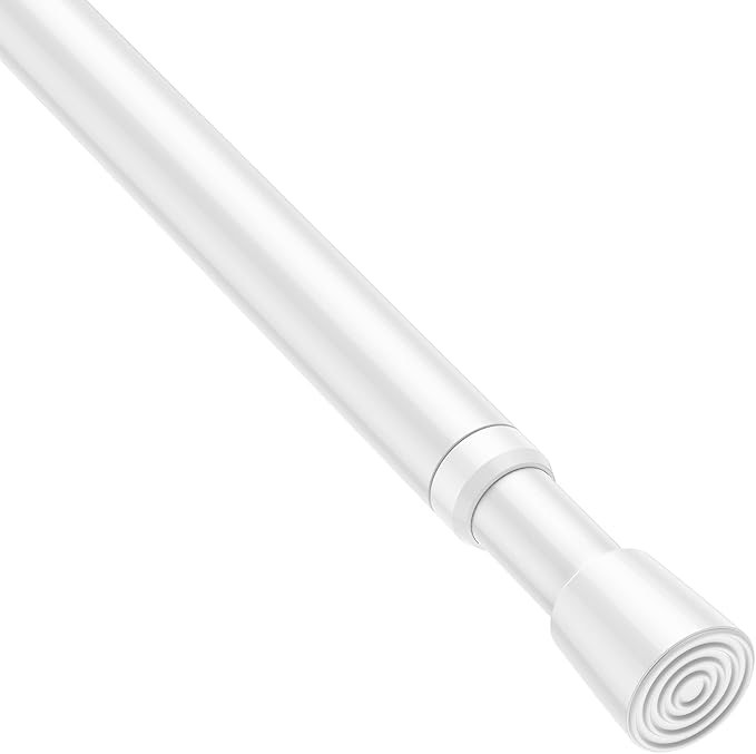 Amazon.com: Zipglo 1 Pack Spring Tension Rods 33-59 Inches, 5/8 Inch Diameter White No Drill Spri... | Amazon (US)