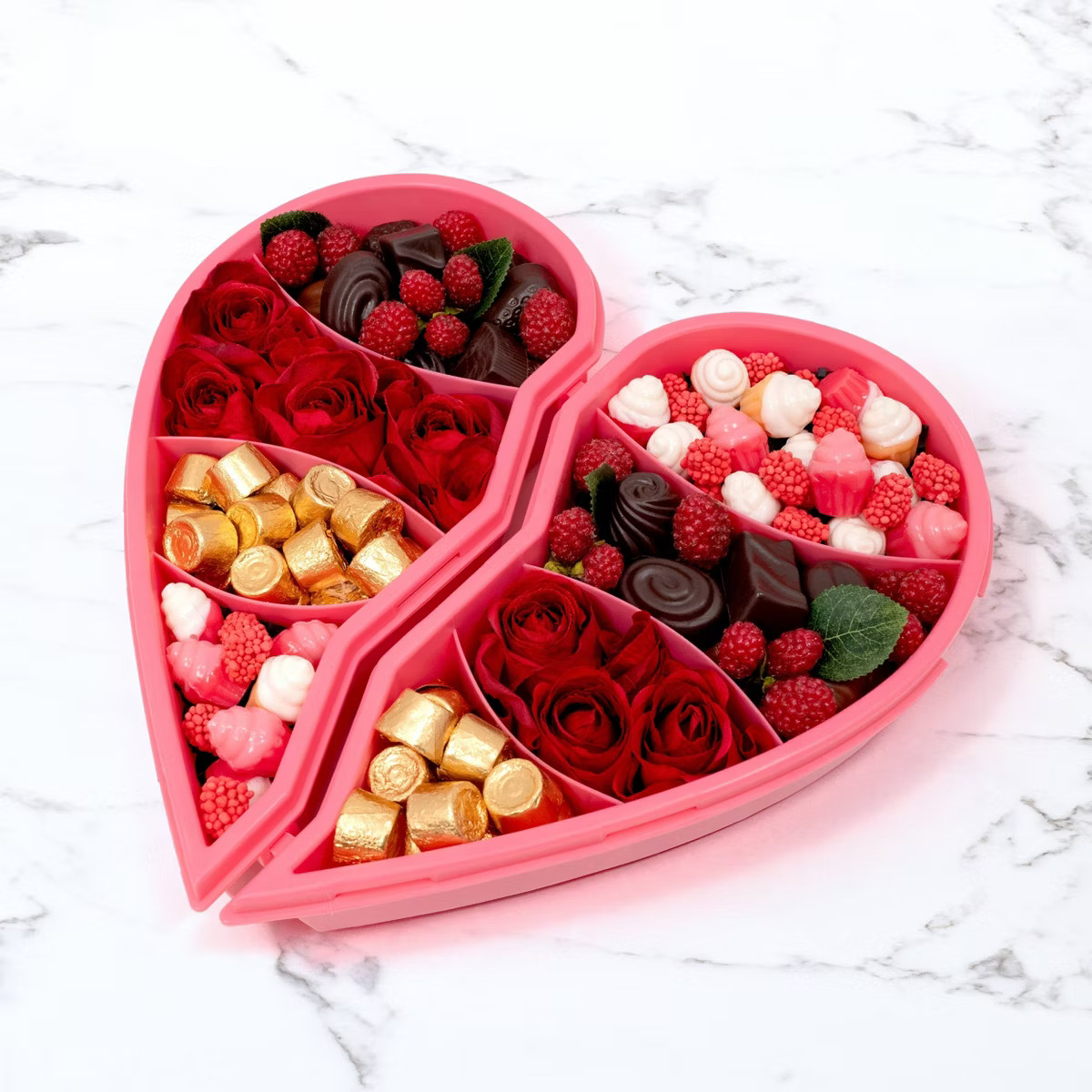Cook With Color Valentine Best Friends Heart-Shaped Snacklebox | Target