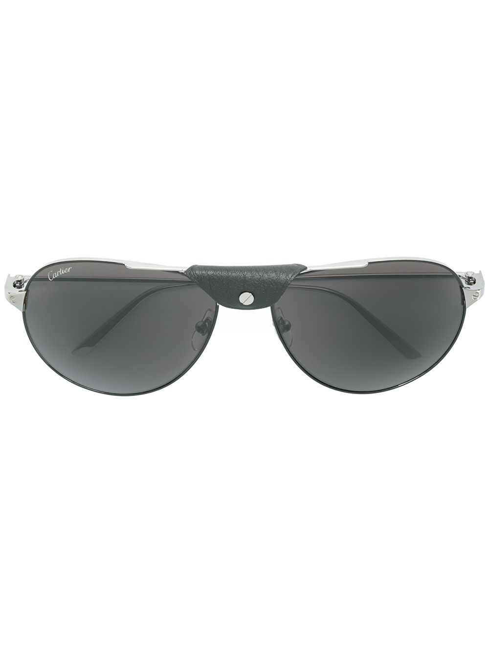 Cartier Santos sunglasses - Metallic | FarFetch Global