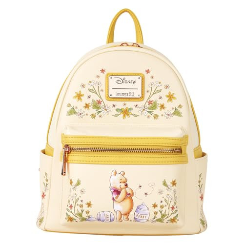Loungefly Disney Winnie the Pooh Mini Backpack Handbag Shoulder Bag Yellow | Amazon (US)