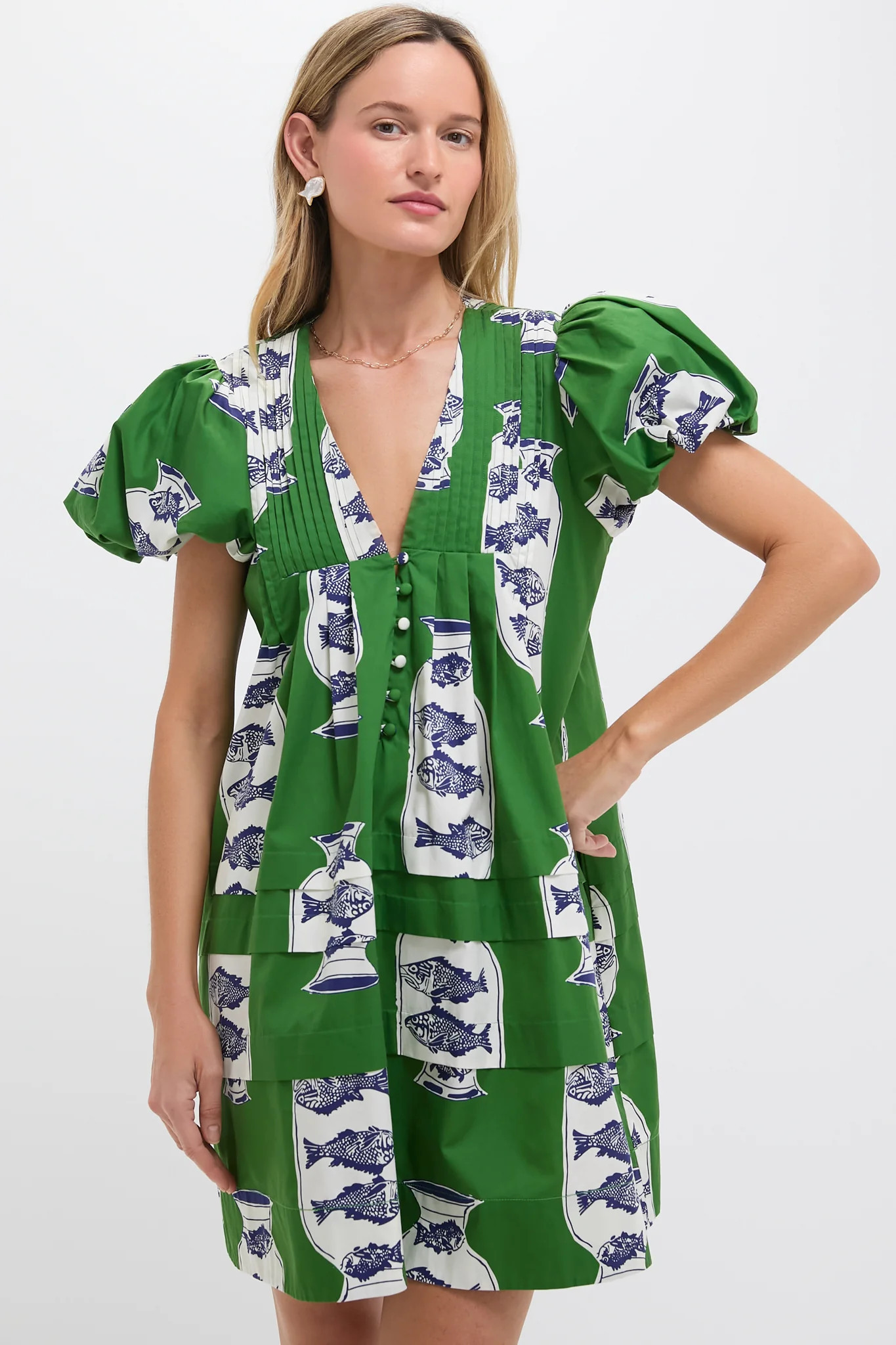 Herring Green Wilkes Dress | Tuckernuck (US)