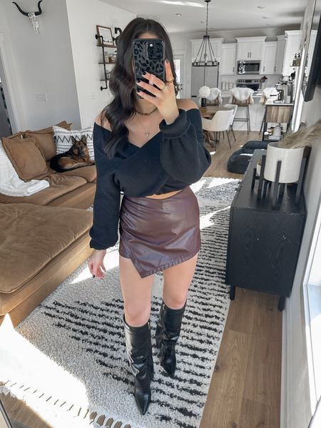 Sweater — small
Skort — small

Black Friday deals | Black Friday sales | cyber week sales | cyber week deals | amazon fashion | amazon fashion finds | amazon must haves | fall date night outfit | gno outfit | faux leather mini skirt iutfit | black knee high boots outfit | off the shoulder sweater outfit  



#LTKsalealert #LTKCyberWeek #LTKfindsunder50