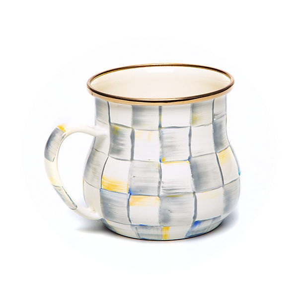 MacKenzie-Childs Sterling Check Mug | MacKenzie-Childs