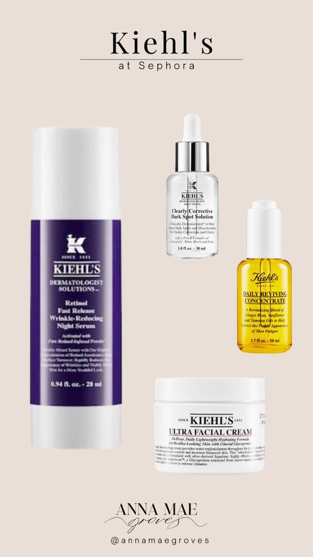 Kiehl’s launched their fast release retinol! Check out other products I love from Sephora 

#LTKbeauty