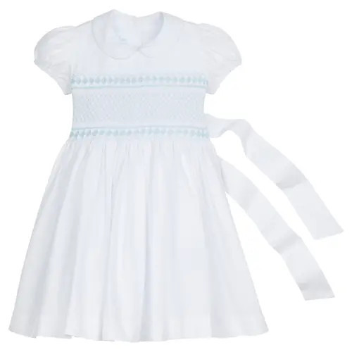 Little English Kids' Smocked Emery Dress in Light Blue at Nordstrom, Size 4T | Nordstrom
