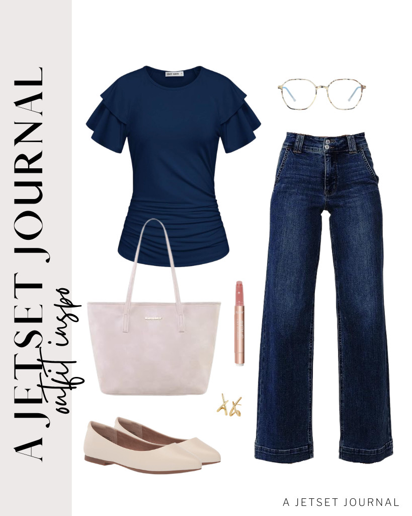 These Astylish jeans, paired with a ruffle top and Amazon Essentials pointed-toe ballet flats, make a stylish outfit for casual Fridays or travel. You can complete the look with a Montana West City tote bag and light-blocking glasses.

#LTKSeasonal #LTKSaleAlert #LTKTravel


 

 