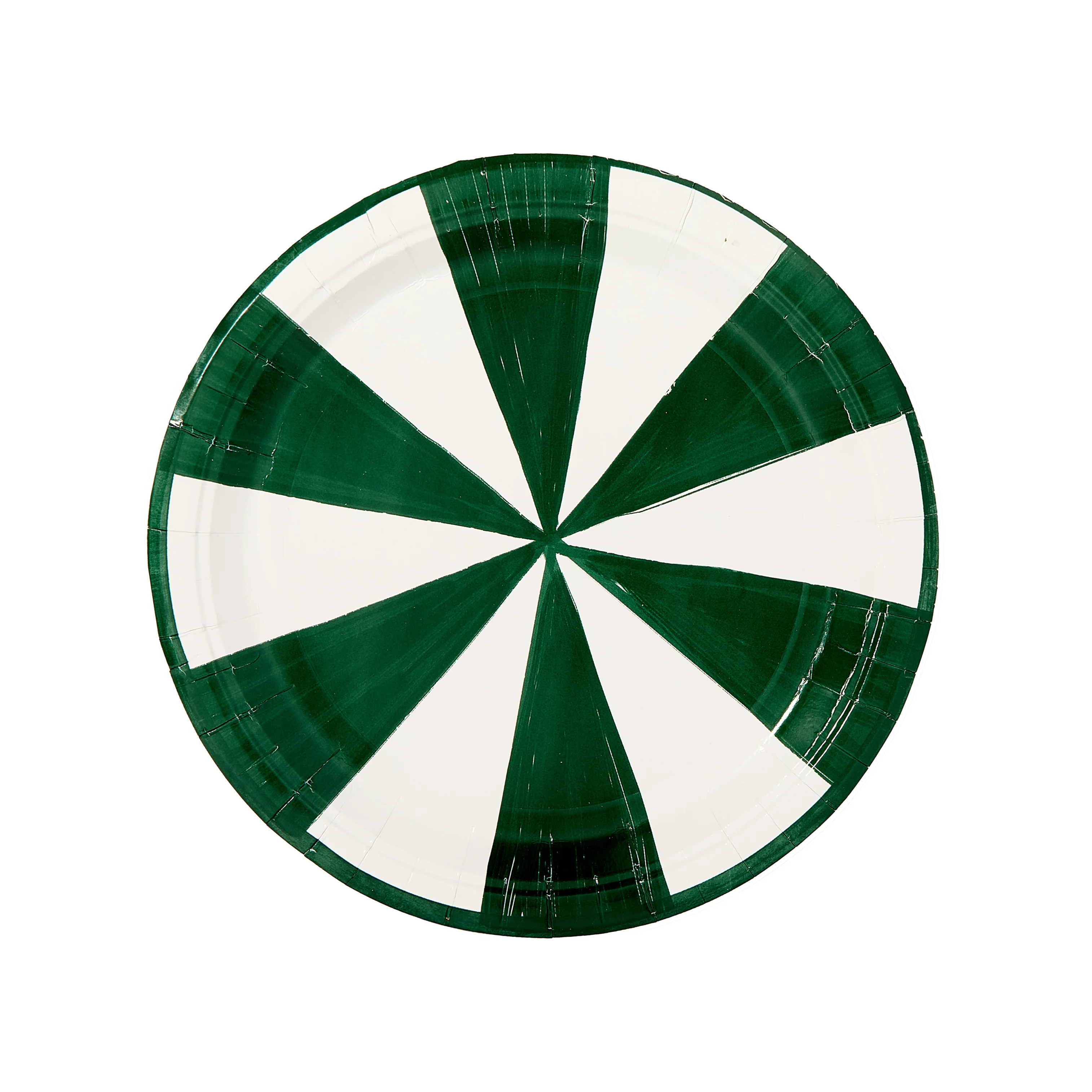 Cherry Positano Stripe Dinner Plate - Pack of 8 | Pavilion Paper