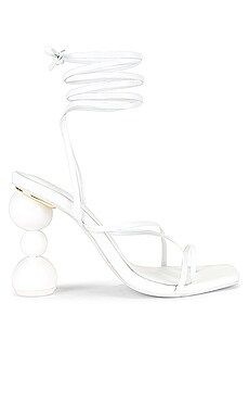 Song of Style Gelato Heel in White from Revolve.com | Revolve Clothing (Global)