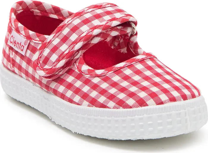 CIENTA Gingham Mary Jane Flat | Nordstromrack | Nordstrom Rack