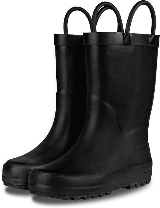 Lone Cone Premium Natural Rubber Rain Boots for Toddlers and Kids with Solid Design | Amazon (US)