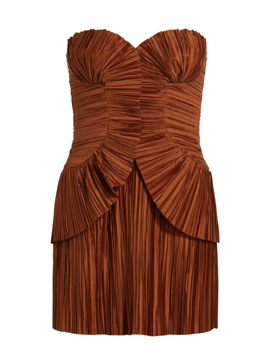 Charlique Pleated Minidress | Saks Fifth Avenue