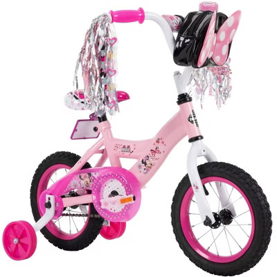 Huffy Disney Minnie Mouse Kids' Bike - 12" Wheels - Training Wheels - Pink | Target