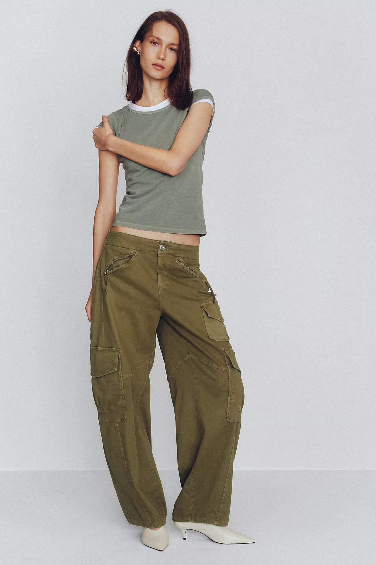 Pilcro Aero Wide-Leg Cargo Pants | Anthropologie (US)