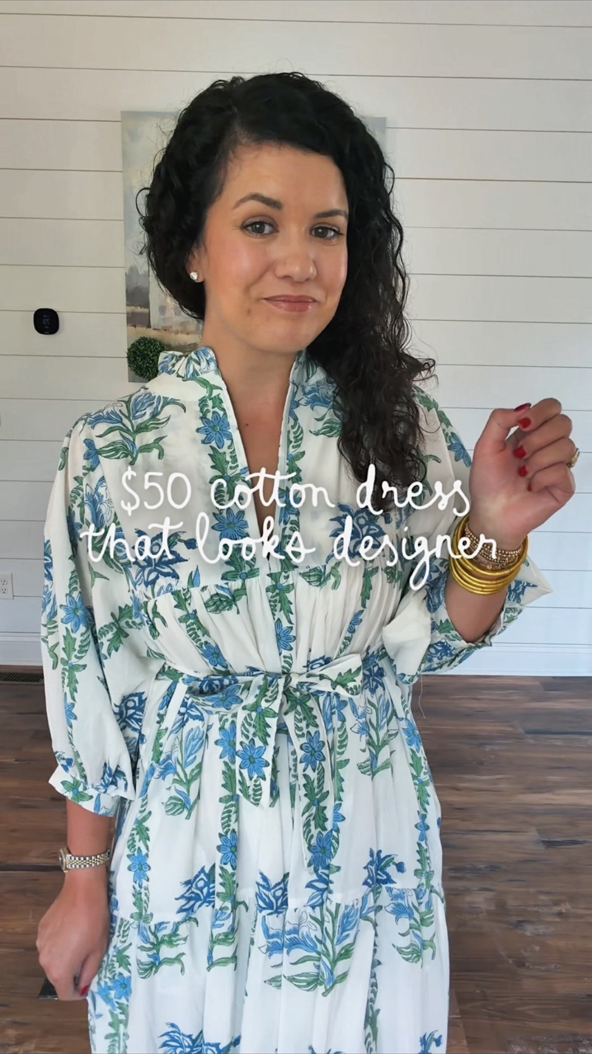 This under $50 dress is one of those pieces you’ll reach for over and over again!!! 🤍 If you love classic, timeless style, this one is such a good find!! It’s made from 100% cotton, so it’s lightweight, breathable, and super comfortable for all day, any day!

The blue, green, and white floral print is so beautiful, and the fit is incredibly flattering with the optional tie waist, puff sleeves, and feminine ruffle neckline✨ It’s the perfect dress for church, brunch, baby showers, dinner, concerts, vacations, or everyday wear!! 🩵🌿

#dress #affordablefashion #lookforless #classicstyle #timelessfashion #dress #cottondress #churchoutfit #affordablestyle #lookforless #classicstyle #momstyle #everydaydress #designerlookforless #salefinds #dress #dresses #dresslover #spring #springstyle #springfashion #springdress #sundaystyle #churchoutfit #ootd #momstyle #femininefashion #outfitinspo #summer #summerstyle #summerfashion #summerdress #babyshower #weddingshower #style #fashion #church #brunch #preppy #preppystyle #grandmillenial #grandmillenialstyle #ladies #ladiesfashion #ladiesstyle #classic #classicstyle #chic #timeless #timelessstyle #sale #salealert #majorsale #deal #dealoftheday #lookforless #designerlookalike #designerlookforless #affordable #affordablefashion #affordablestyle #budgetfriendly #budgetstyle #styleonabudget #momlife #momfit #momoutfit #everydaystyle #affordabledresses #naturalfiber #lowtox #cotton #ladiesstyle #ladieswear #ladiesdress @Etsy

#LTKootd #LTKmomlife #LTKgrwm
