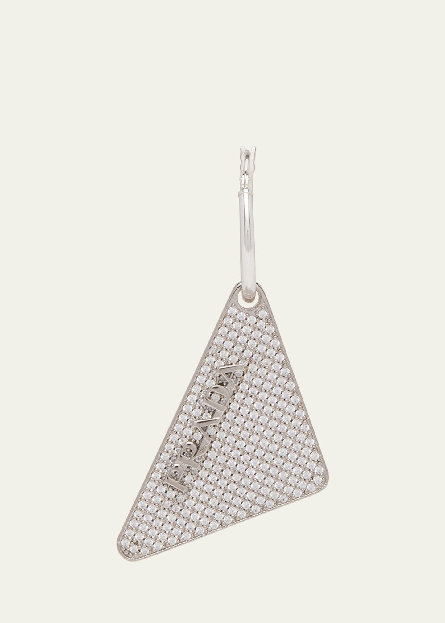 Crystal Logo Symbole Left Earring | Bergdorf Goodman